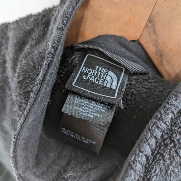 The North Face Jacket Women Small Black Fleece Full Zip Fuzzy Sherpa Osito Oso - Picture 3 of 9